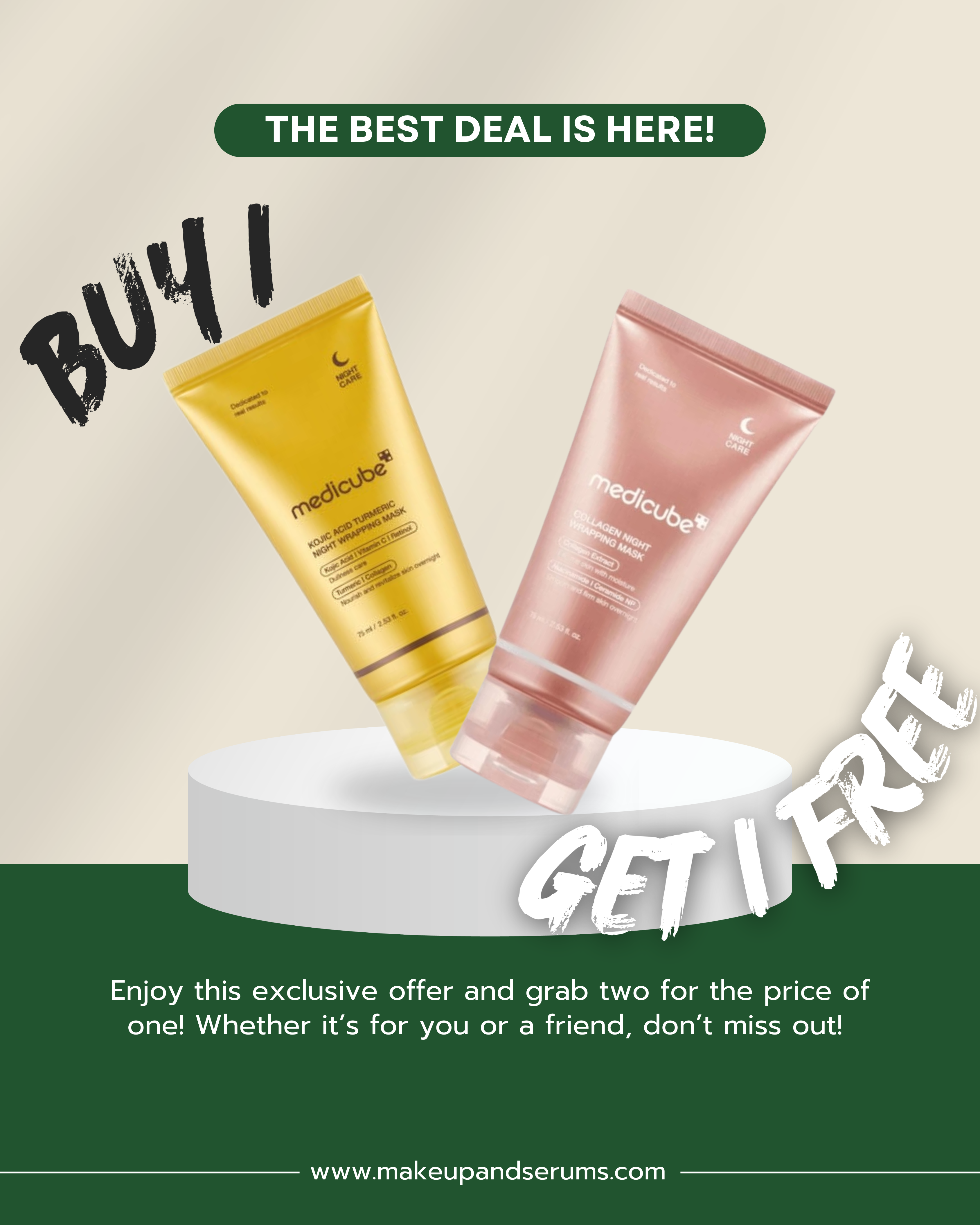 Buy 1 Get 1 Free (Medicube)