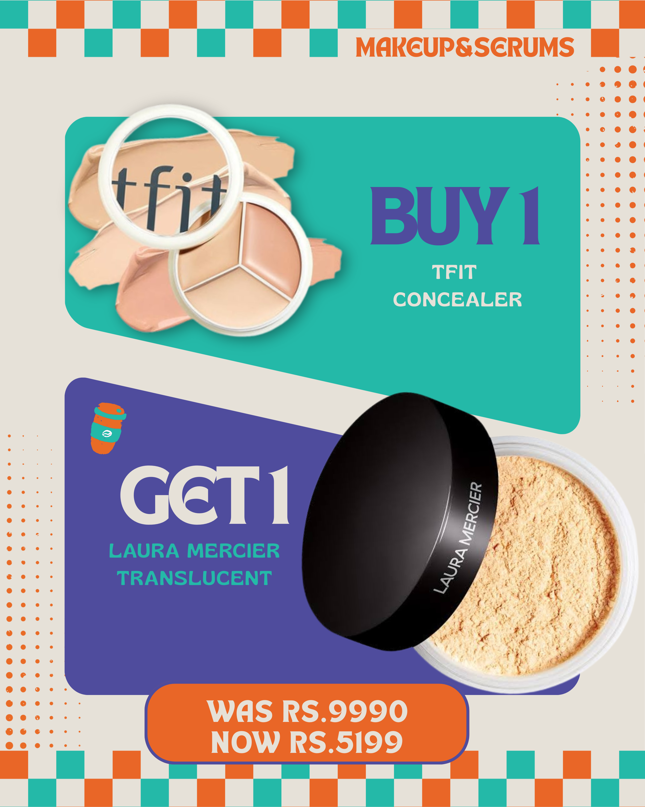 Buy 1 Get 1 Free ( Makeup Products)