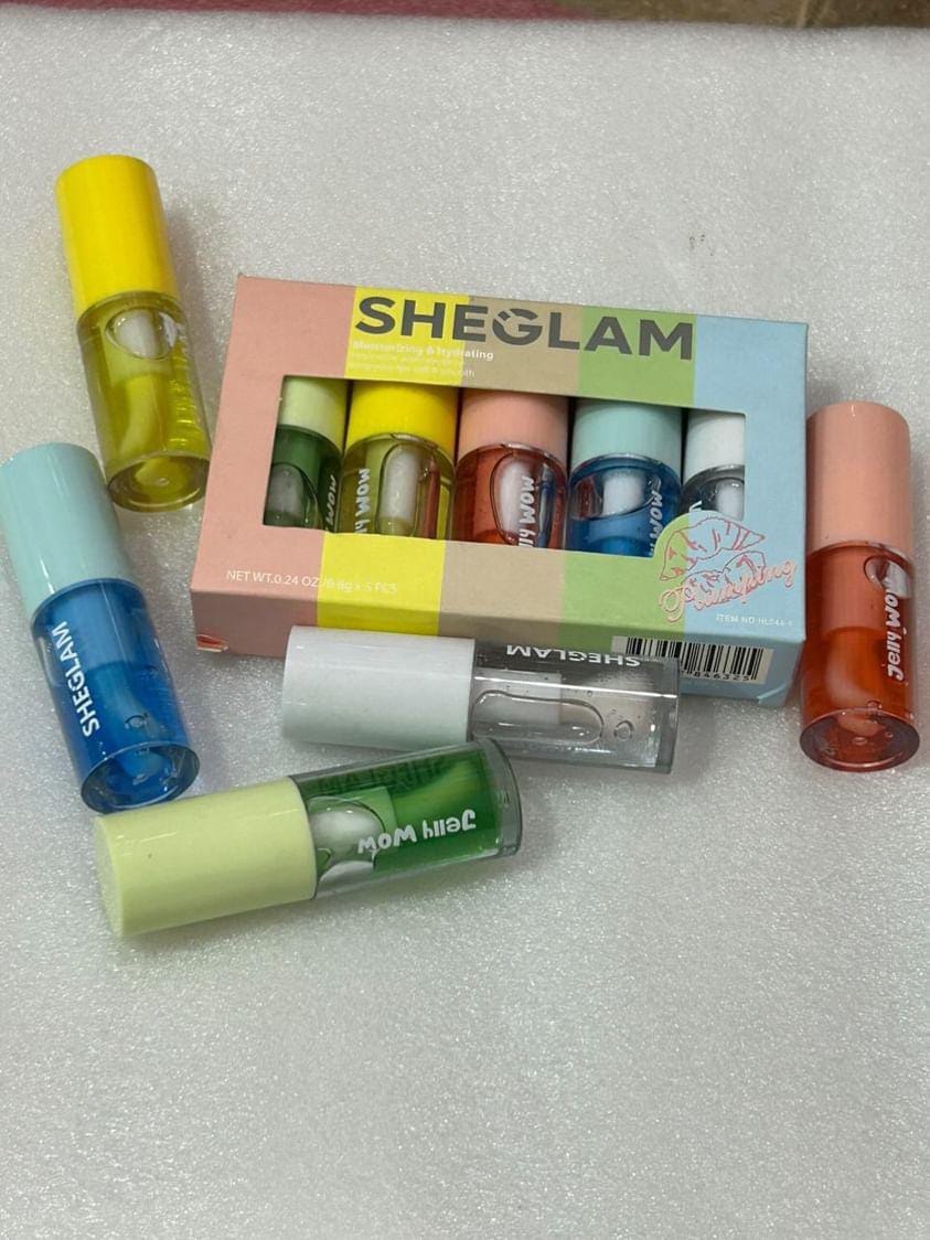 Sheglam Hydrating Lip Plumpers/ Oil – Transparent Glossy (pack of 5)