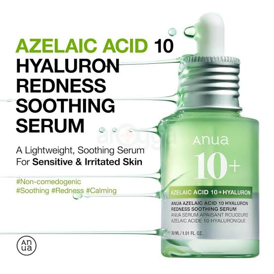Anua azelaic 10 + Hyaluron Redness Soothing Serum