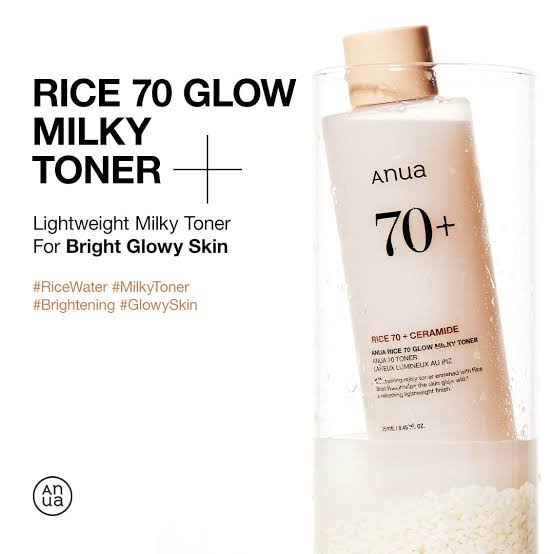 Anua Rice 70+ Glow Milky Toner