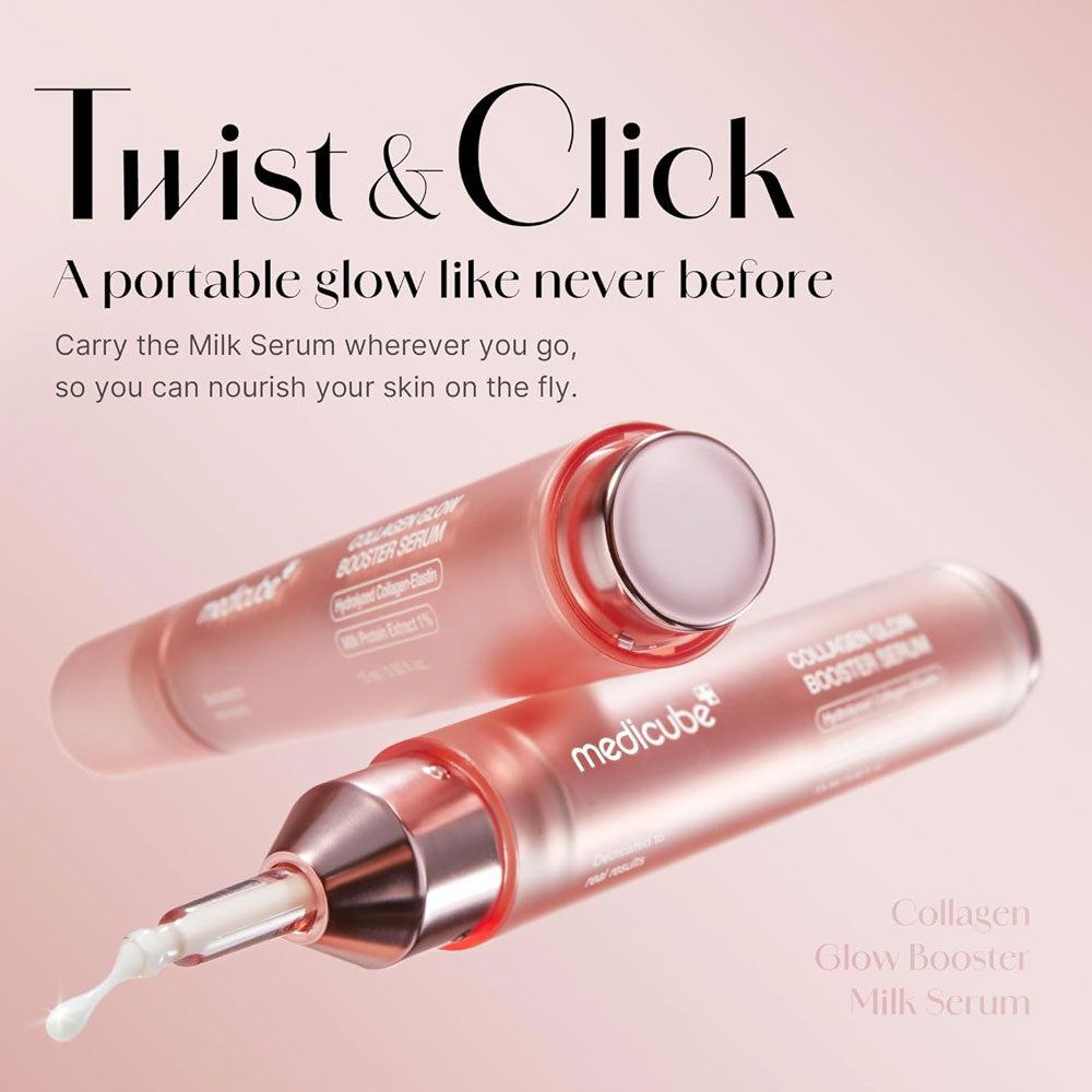 Medicube Collagen Glow Booster Milk Serum - Twist & Click