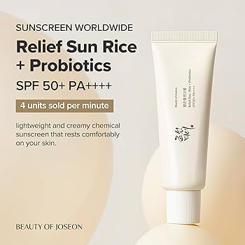 Beauty of Joseon Rice + Probiotics Sunscreen SPF 50+ PA++++
