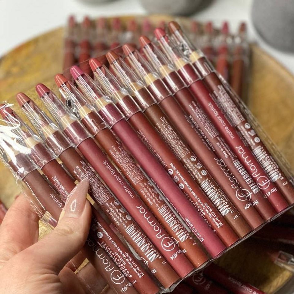 Flormar 12 Matte Lip Pencils: Rich Matte Finish with Long-Lasting Precision