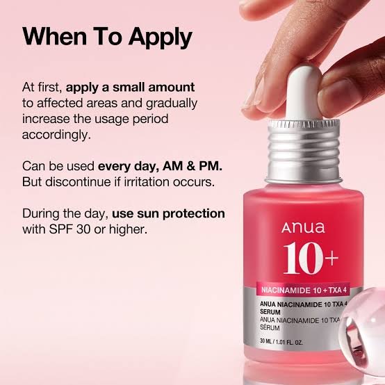 Anua Niacinamide 10% + TXA 4% Dark spot Correcting Serum - Image 3