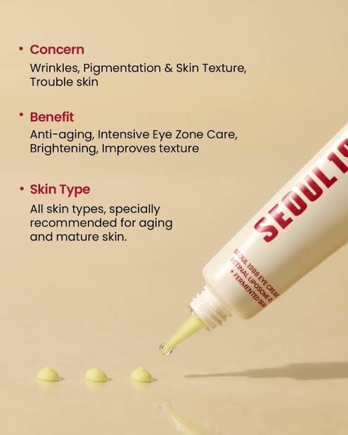 K-Secret – Seoul 1988 Retinal Liposome 4% + Fermented Bean Eye Cream 30ml - Image 3